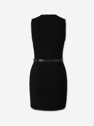 Simkhai Mujer Barcelona Vestido Punto Viretta color Negro sku 733-000011 01 - Foto 2