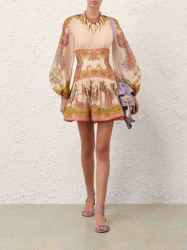 Zimmermann Mujer Barcelona Vestido Mini Indra color Floral sku 733-000018 01 - Foto 2