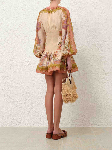 Zimmermann Mujer Barcelona Vestido Mini Indra color Floral sku 733-000018 01 - Foto 4