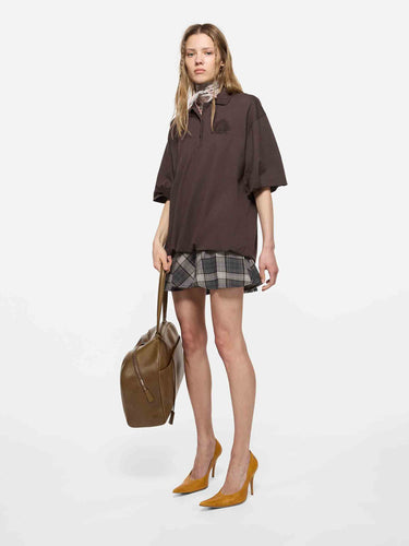 Acne Studios Mujer Barcelona Vestido Mini Capas color Burdeos sku 733-000023 01 - Foto 2