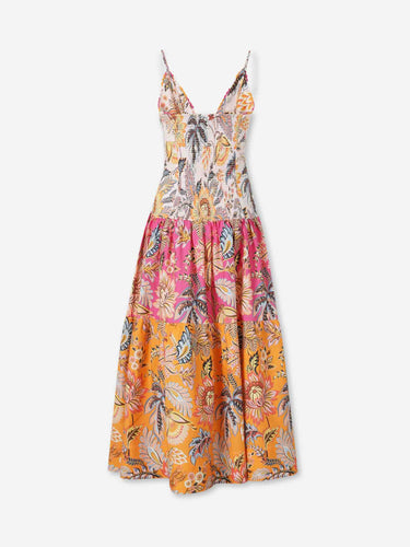 Farm Rio Mujer Barcelona Vestido Midi Ligia color Multicolor sku 733-000028 01 - Foto 2