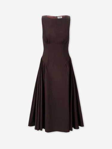 Staud Mujer Barcelona Vestido Gwen color Marrón Oscuro sku 733-000030 01 - Foto 1