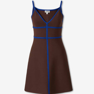 Staud Mujer Barcelona Vestido Tirantes Punto color Marrón Oscuro sku 733-000031 01 - Foto 1