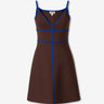 Staud Mujer Barcelona Vestido Tirantes Punto color Marrón Oscuro sku 733-000031 01 - Foto 1