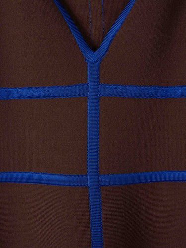 Staud Mujer Barcelona Vestido Tirantes Punto color Marrón Oscuro sku 733-000031 01 - Foto 3