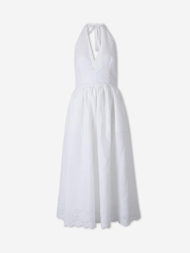 Staud Mujer Barcelona Vestido Lino Grazia color Blanco sku 733-000033 01 - Foto 1