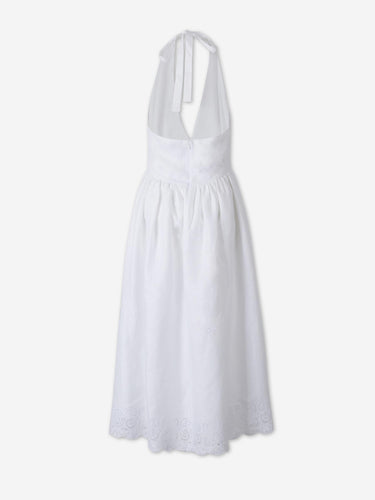 Staud Mujer Barcelona Vestido Lino Grazia color Blanco sku 733-000033 01 - Foto 2