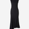Off-White Mujer Barcelona Vestido Asimétrico Meteor color Negro sku 733-000039 01 - Foto 1