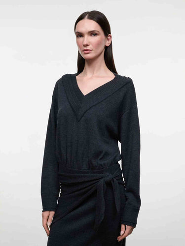 Staud Mujer Barcelona Vestido Punto Norman color Gris Antracita sku 733-000045 01 - Foto 1