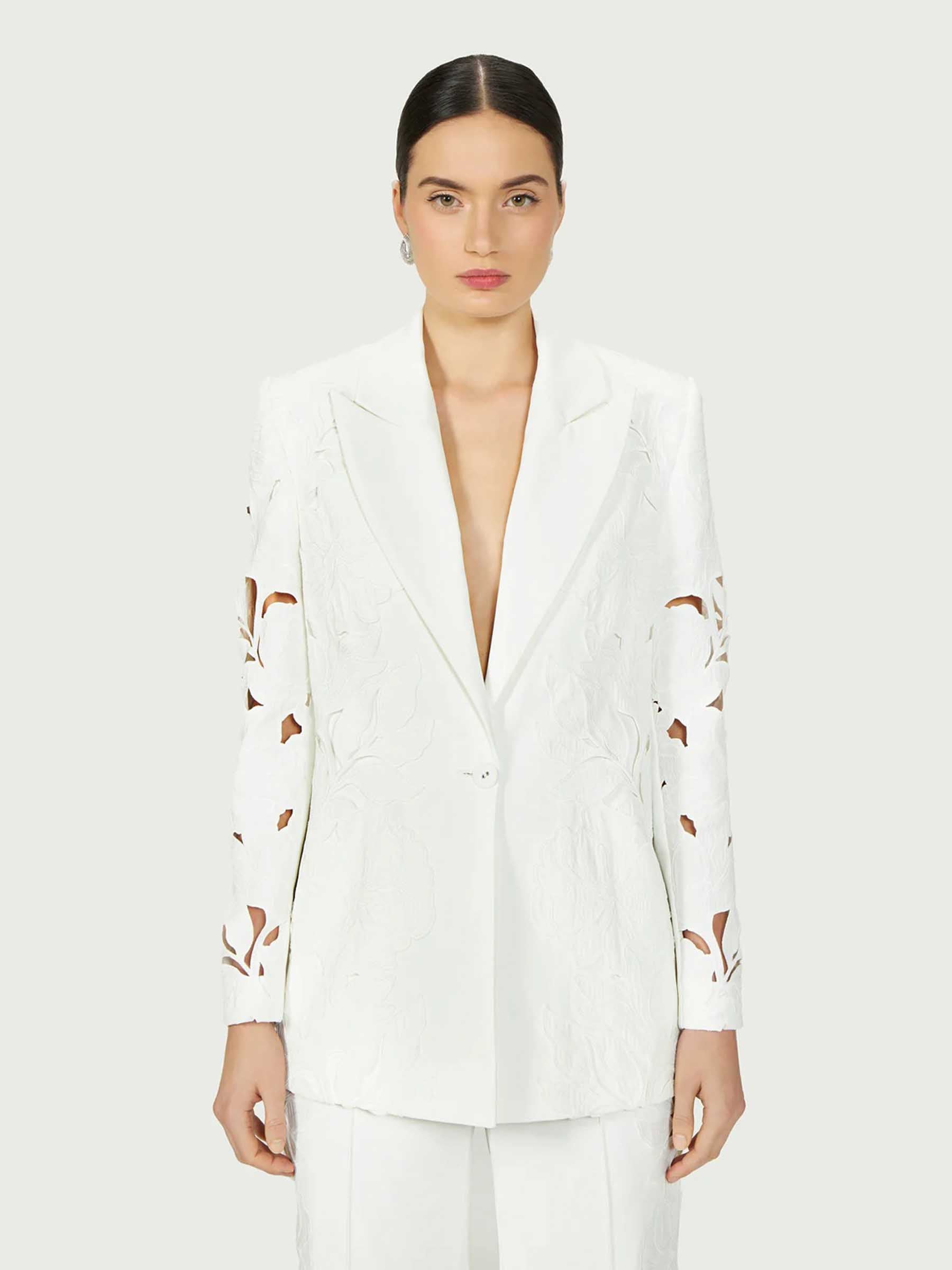 Costarellos Mujer Barcelona Blazer Floral Neff color Blanco sku 741-002225 01 - Foto 2