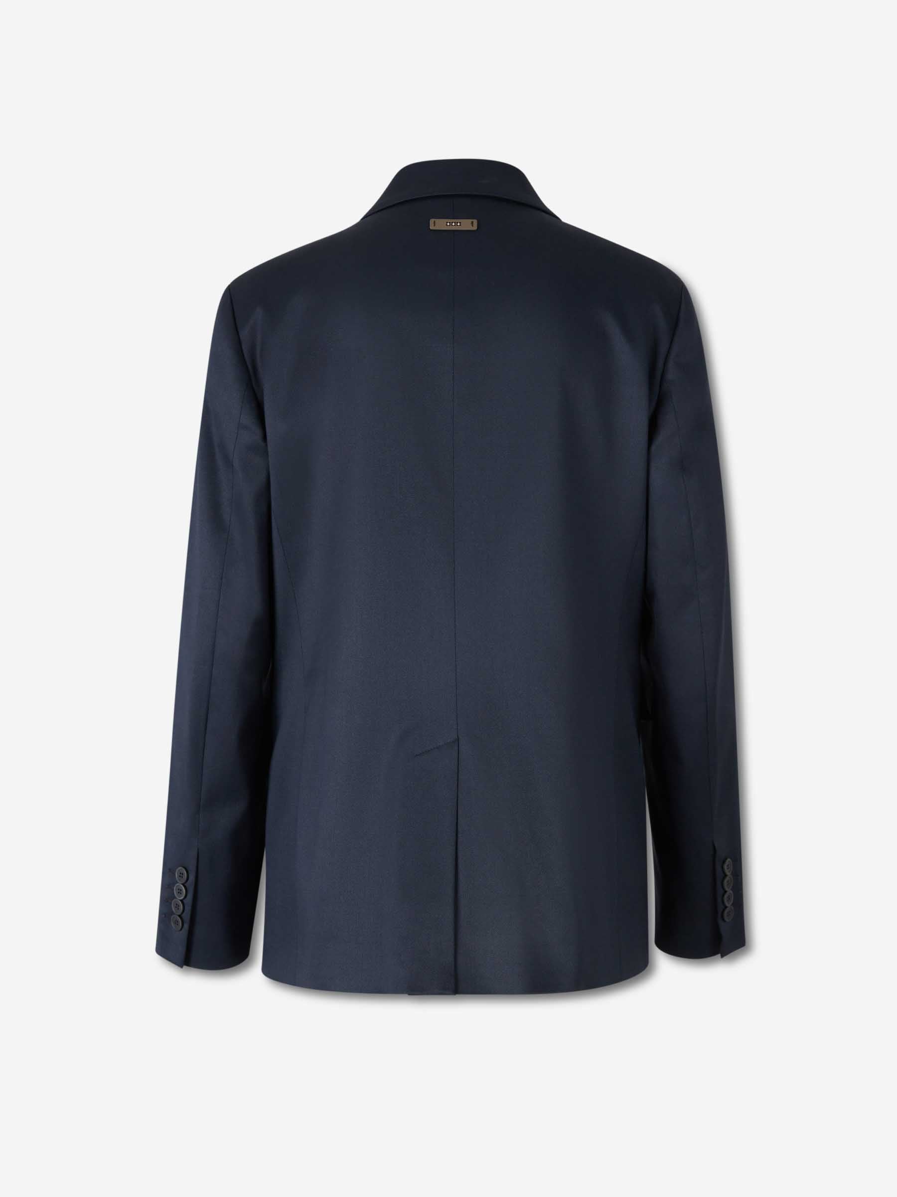 Peserico Mujer Barcelona Blazer Recta Lana color Azul Marino sku 741-002243 01 - Foto 2