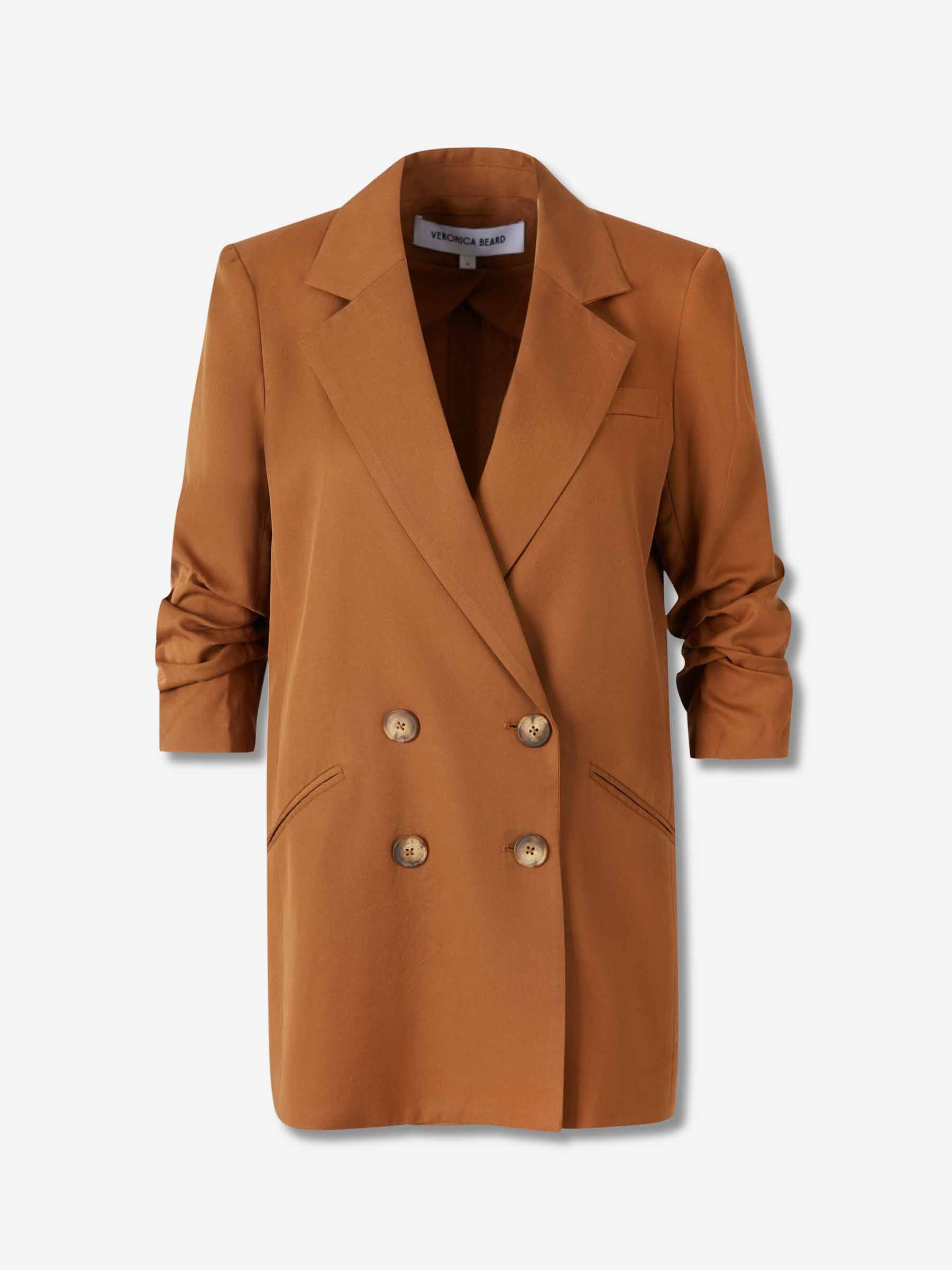 Veronica Beard Mujer Barcelona Blazer Doble Cruce color Camel sku 741-002244 01 - Foto 1