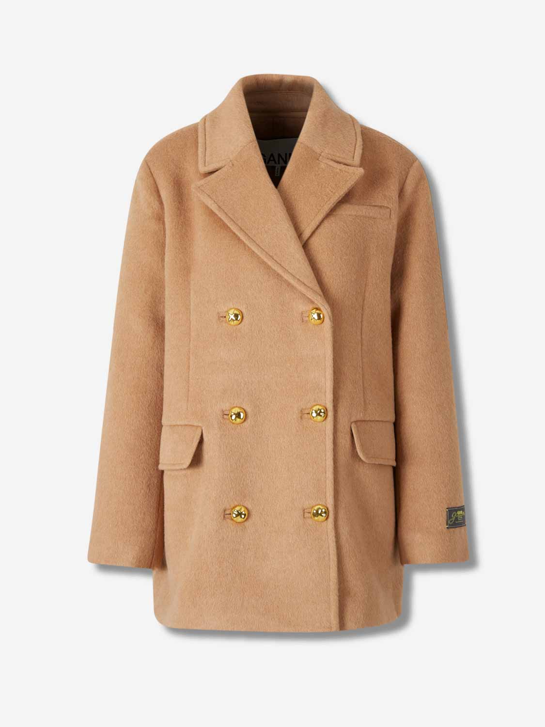 Ganni Mujer Barcelona Blazer Doble Cruce color Camel sku 741-002256 01 - Foto 1