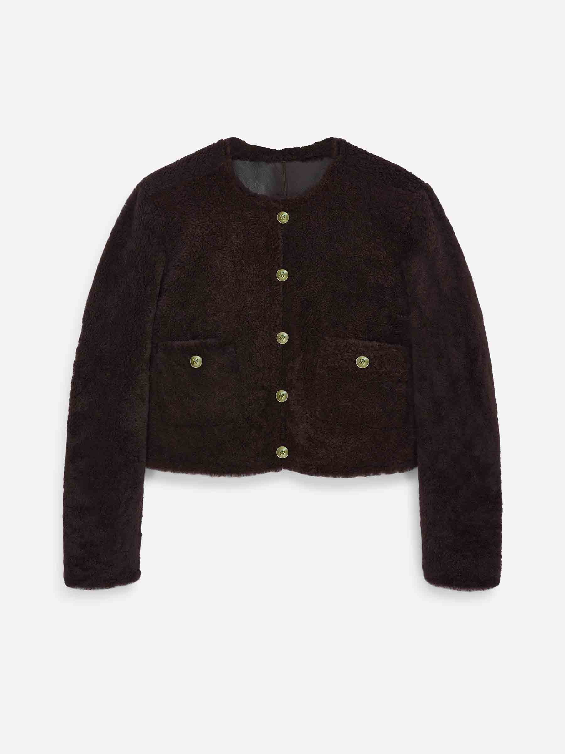 Dorothee Schumacher Mujer Barcelona Chaqueta Reversible Piel color Marrón Oscuro sku 741-002260 01 - Foto 2