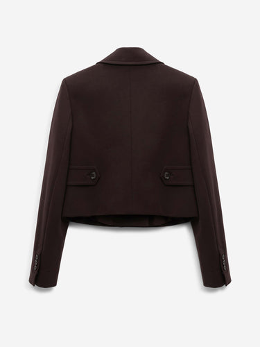 Dorothee Schumacher Mujer Barcelona Blazer Cruzada Cropped color Burdeos sku 741-002261 01 - Foto 2