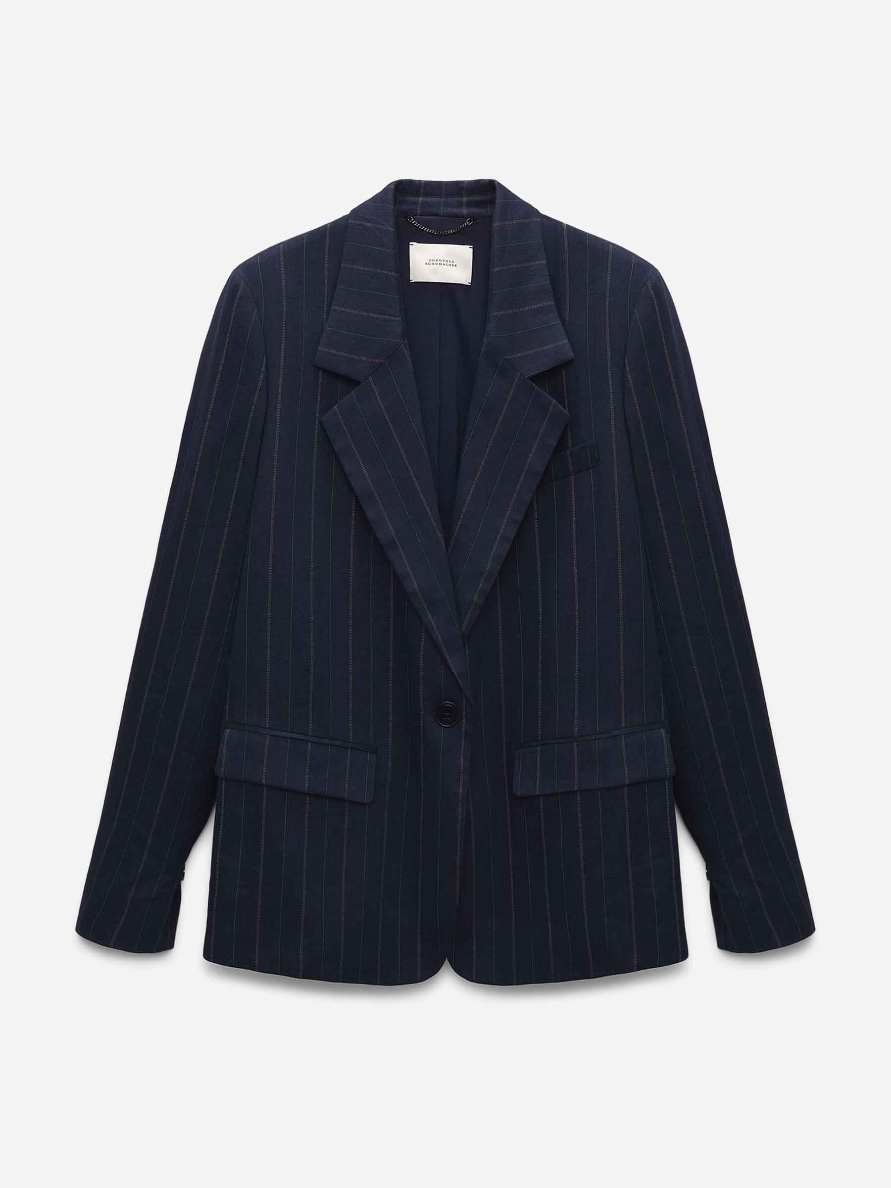 Dorothee Schumacher Mujer Barcelona Blazer Raya Diplomática color Azul Noche sku 741-002267 01 - Foto 1
