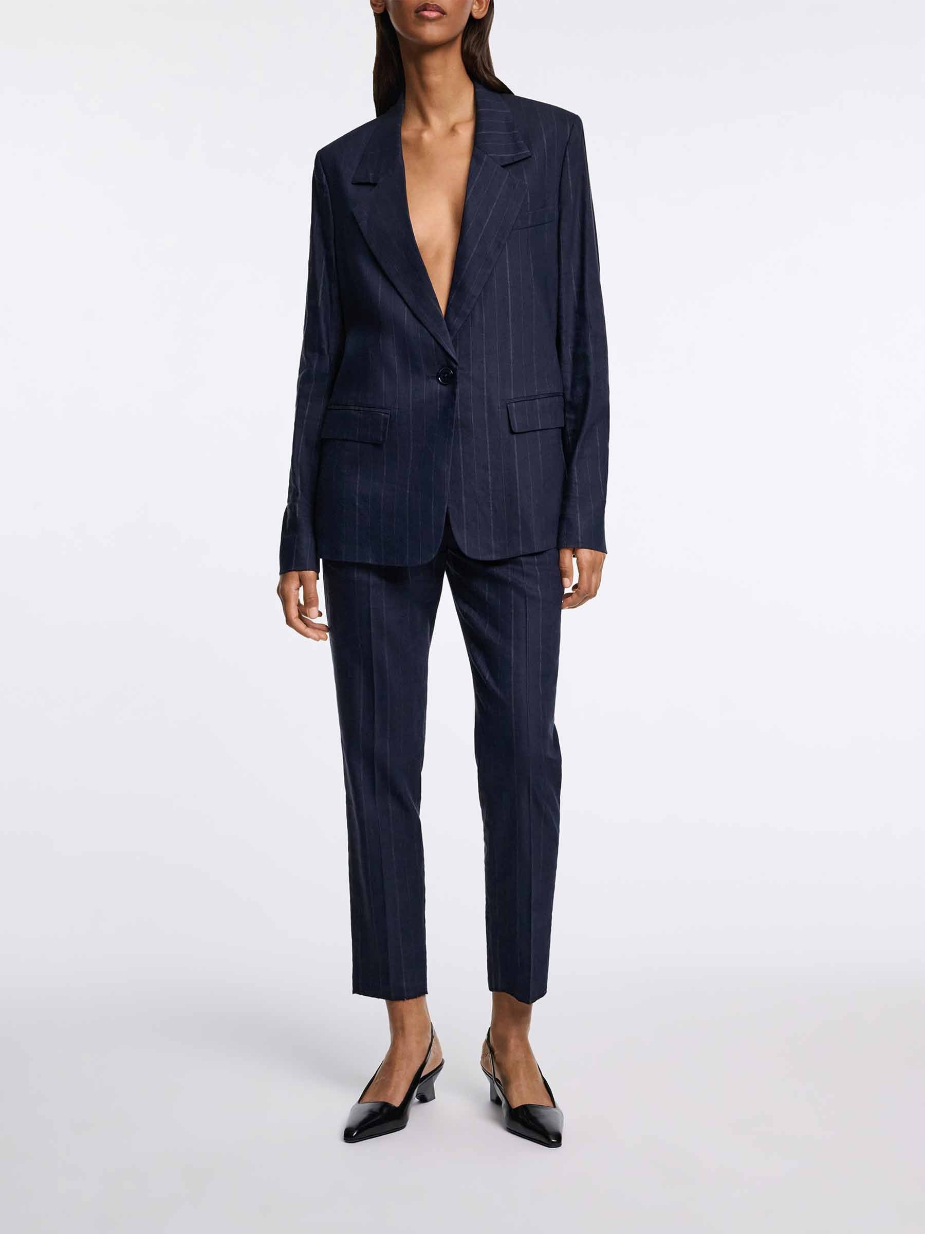 Dorothee Schumacher Mujer Barcelona Blazer Raya Diplomática color Azul Noche sku 741-002267 01 - Foto 2
