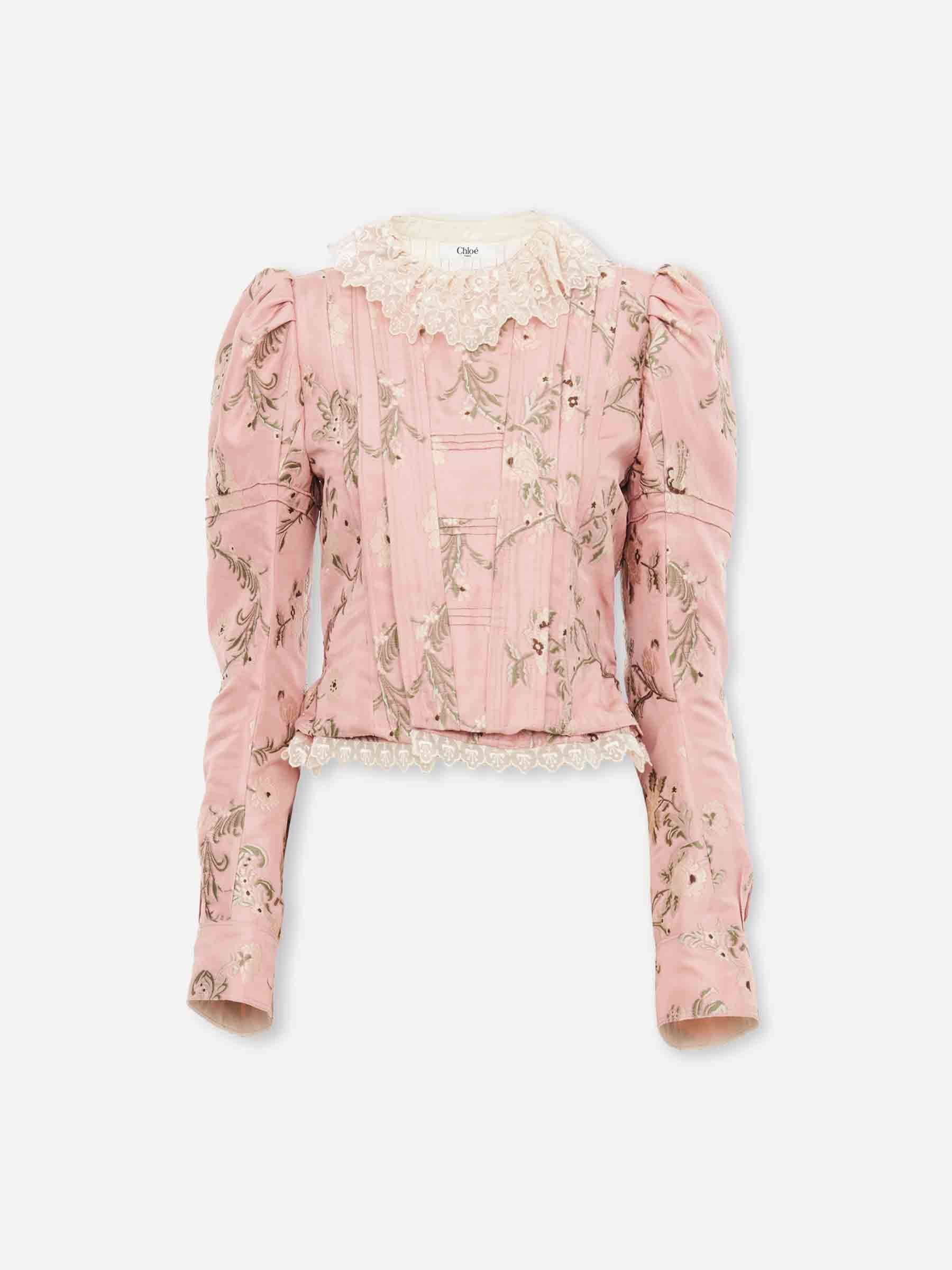 Chloé Mujer Barcelona Chaqueta Jacquard Encaje color Rosa sku 741-002270 01 - Foto 1