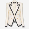 Balmain Mujer Barcelona Blazer Dos Tonos color Crema sku 741-002273 01 - Foto 1