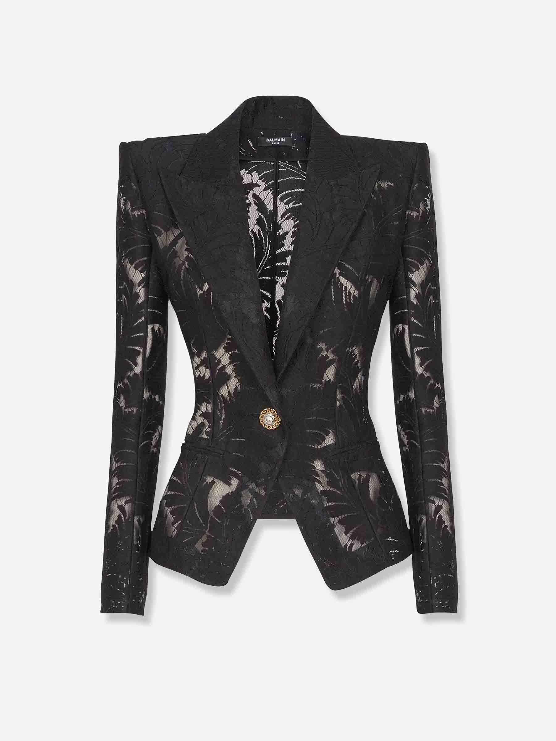 Balmain Mujer Barcelona Blazer Encaje color Negro sku 741-002274 01 - Foto 1