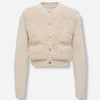 Moncler Mujer Barcelona Cárdigan Lana Plush color Crema sku 741-002275 01 - Foto 1