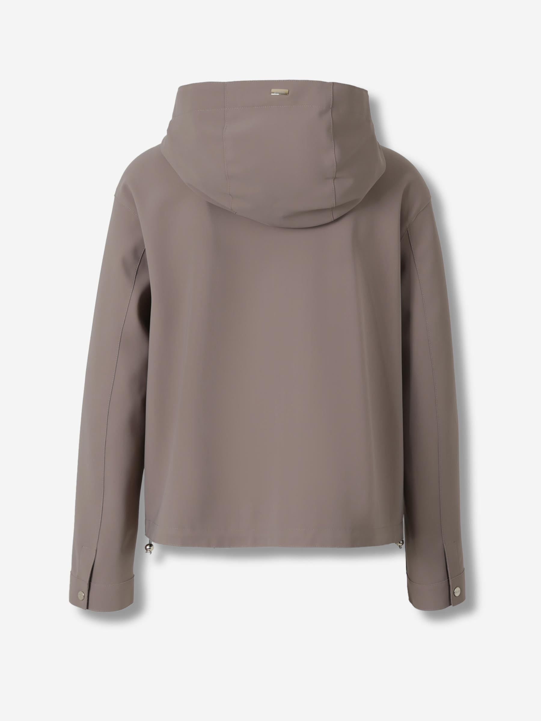 Herno Mujer Barcelona Chaqueta Técnica Capucha color Taupe sku 741-002284 02 - Foto 2