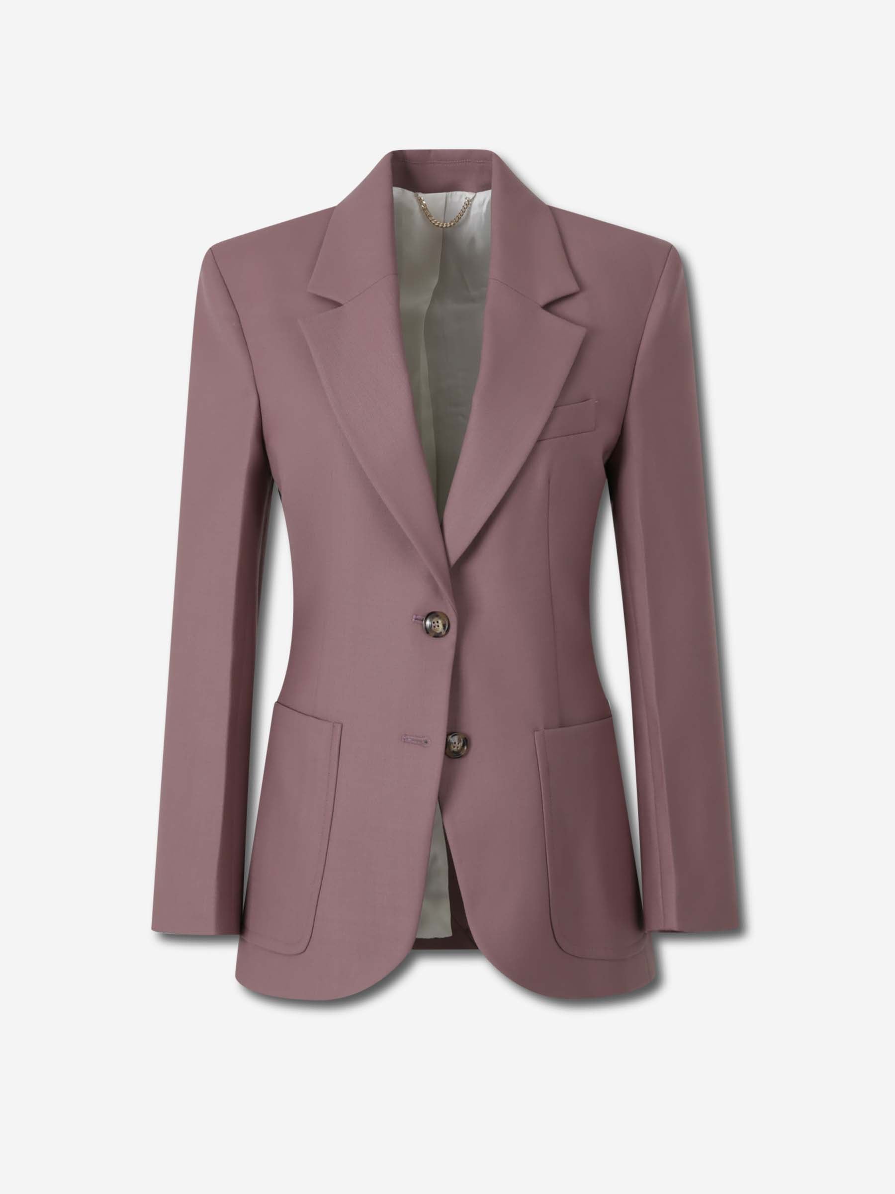 Victoria Beckham Mujer Barcelona Blazer color Lila sku 741-002288 01 - Foto 1