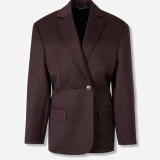 Magda Butrym Mujer Barcelona Blazer Recta Lana color Burdeos sku 741-002290 01 - Foto 1