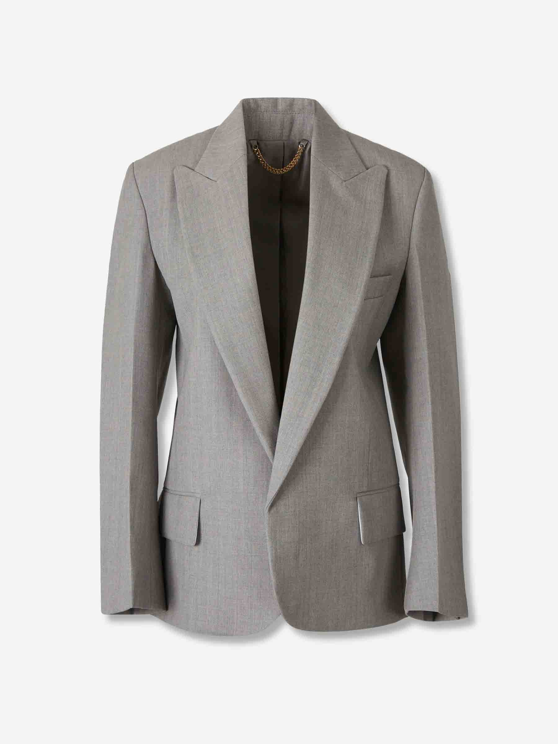 Victoria Beckham Mujer Barcelona Blazer Cierre Recto color Gris sku 741-002295 01 - Foto 1