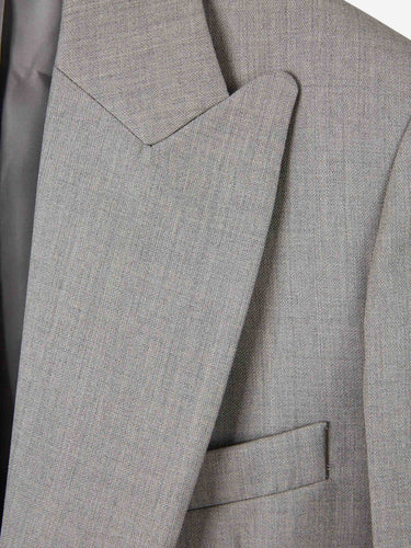 Victoria Beckham Mujer Barcelona Blazer Cierre Recto color Gris sku 741-002295 01 - Foto 3