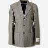 Alexander Wang Mujer Barcelona Blazer Recto Tabs color Taupe sku 741-002296 01 - Foto 1