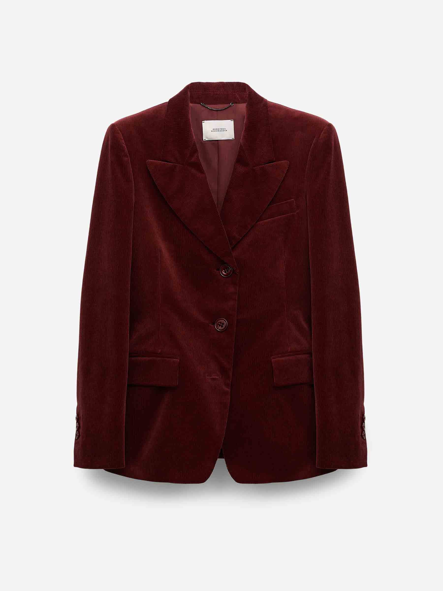 Dorothee Schumacher Mujer Barcelona Blazer Ajustado Pana color Burdeos sku 741-002299 01 - Foto 1