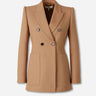 Chloé Mujer Barcelona Blazer Doble Cruce color Camel sku 741-002301 01 - Foto 1