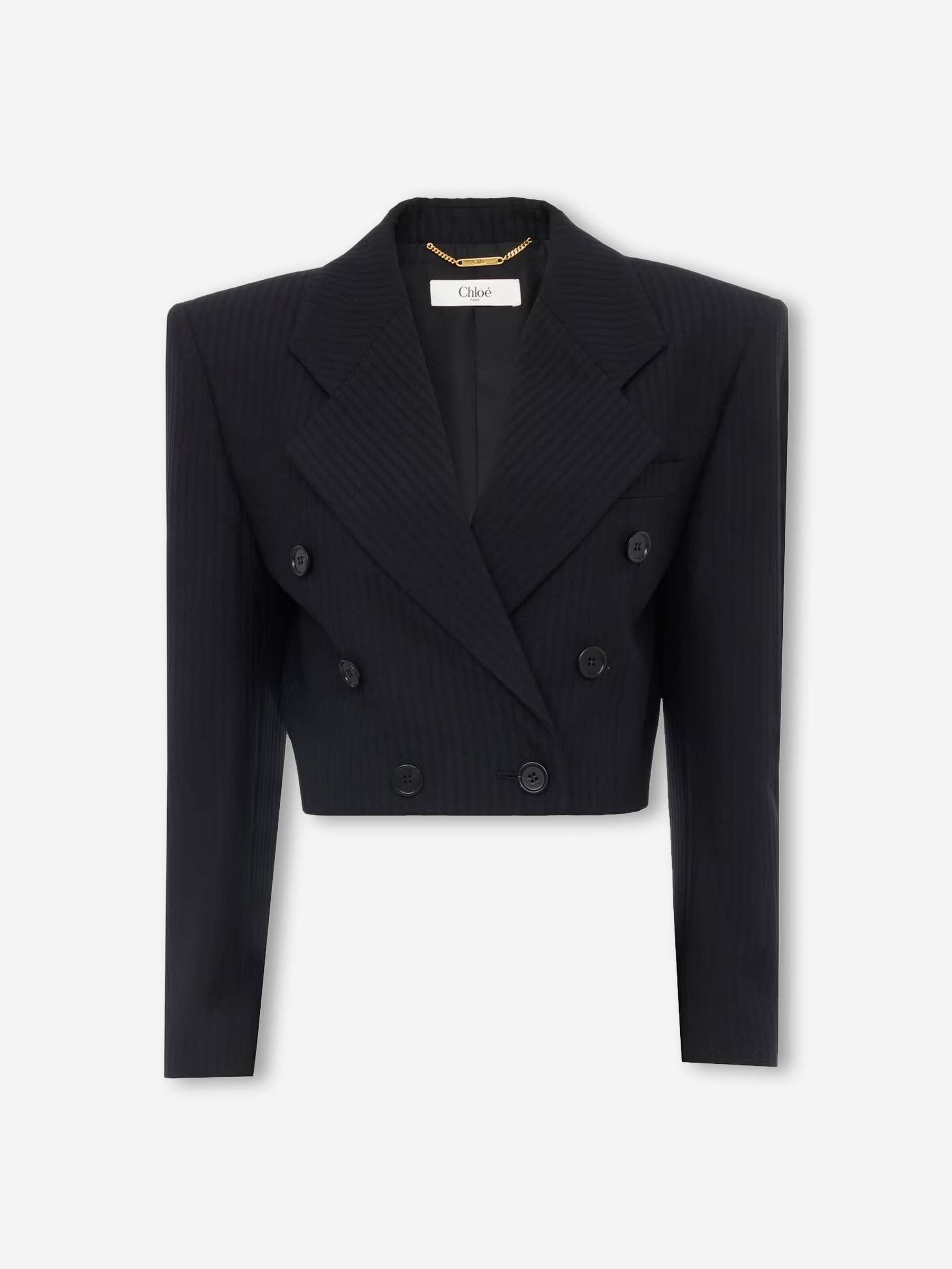 Chloé Mujer Barcelona Blazer Corta Spencer color Negro sku 741-002302 01 - Foto 1
