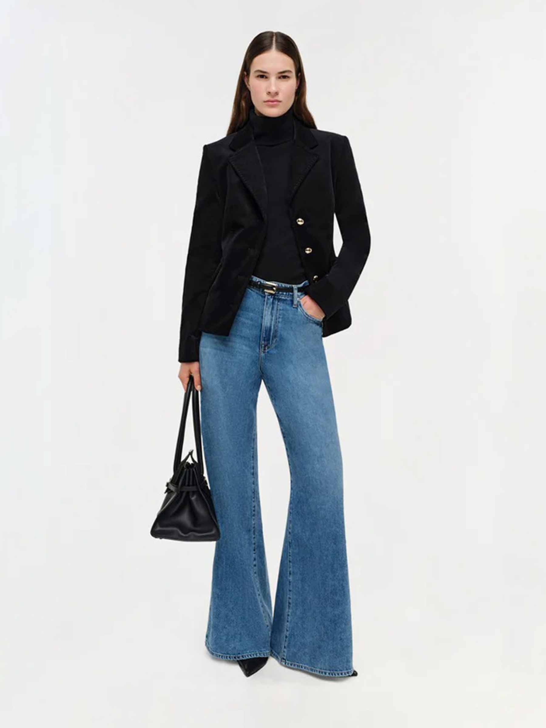 Simkhai Mujer Barcelona Blazer Terciopelo color Negro sku 741-002303 01 - Foto 2