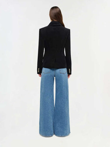 Simkhai Mujer Barcelona Blazer Terciopelo color Negro sku 741-002303 01 - Foto 3
