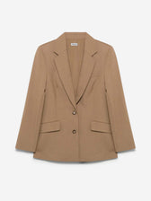 Simkhai Mujer Barcelona Blazer Moren Plisado color Camel sku 741-002307 01 - Foto 1