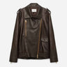 Dorothee Schumacher Mujer Barcelona Chaqueta Piel Biker color Marrón Oscuro sku 741-002312 01 - Foto 1