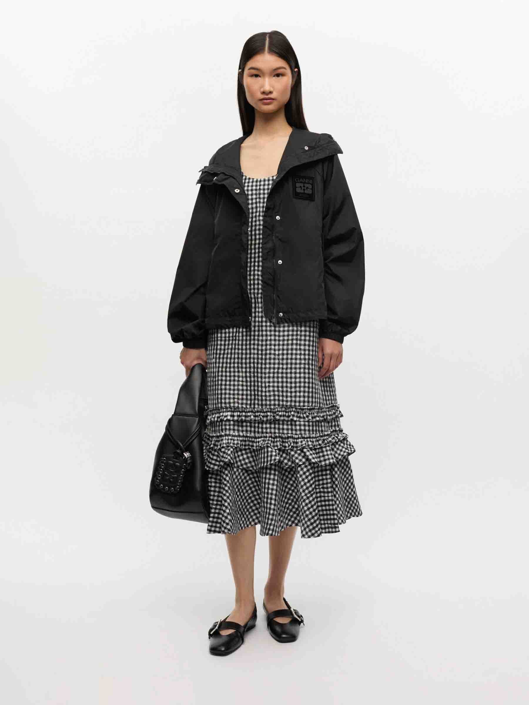 Ganni Mujer Barcelona Chaqueta Técnica Nailon color Negro sku 741-002314 01 - Foto 2