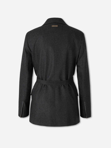 Peserico Mujer Barcelona Blazer Lana color Gris Antracita sku 741-002316 01 - Foto 2