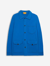 Guest in Residence Mujer Barcelona Sobrecamisa Punto Lisa color Azul sku 741-002318 01 - Foto 1