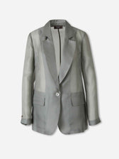 Peserico Mujer Barcelona Blazer Semitransparente color Verde Manzana sku 741-002320 01 - Foto 1