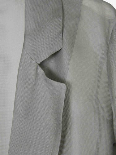 Peserico Mujer Barcelona Blazer Semitransparente color Verde Manzana sku 741-002320 01 - Foto 3