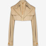 Balmain Mujer Barcelona Gabardina Cropped color Camel sku 741-002322 01 - Foto 1