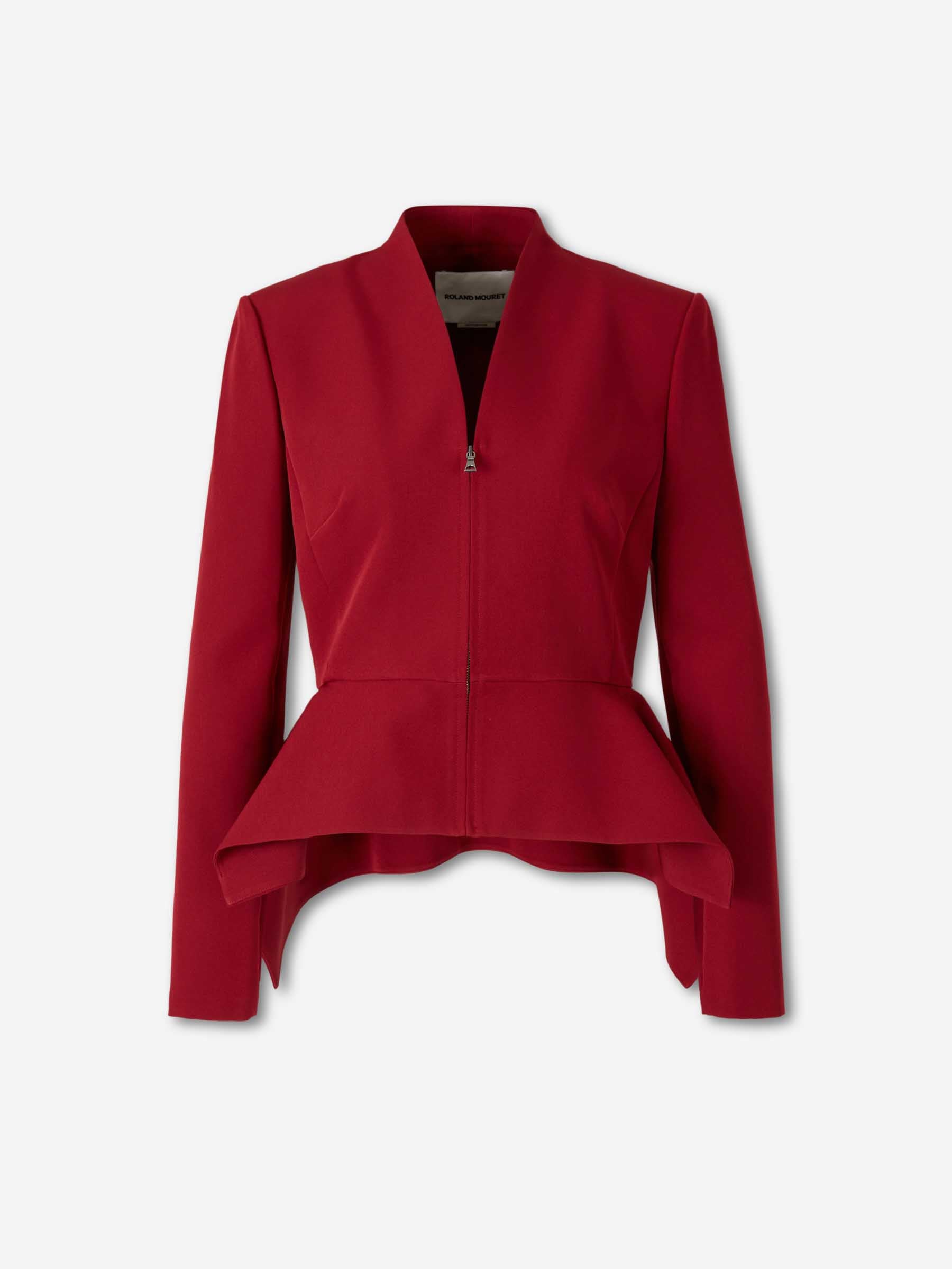 Roland Mouret Mujer Barcelona Blazer Peplum color Rojo sku 741-002326 01 - Foto 1
