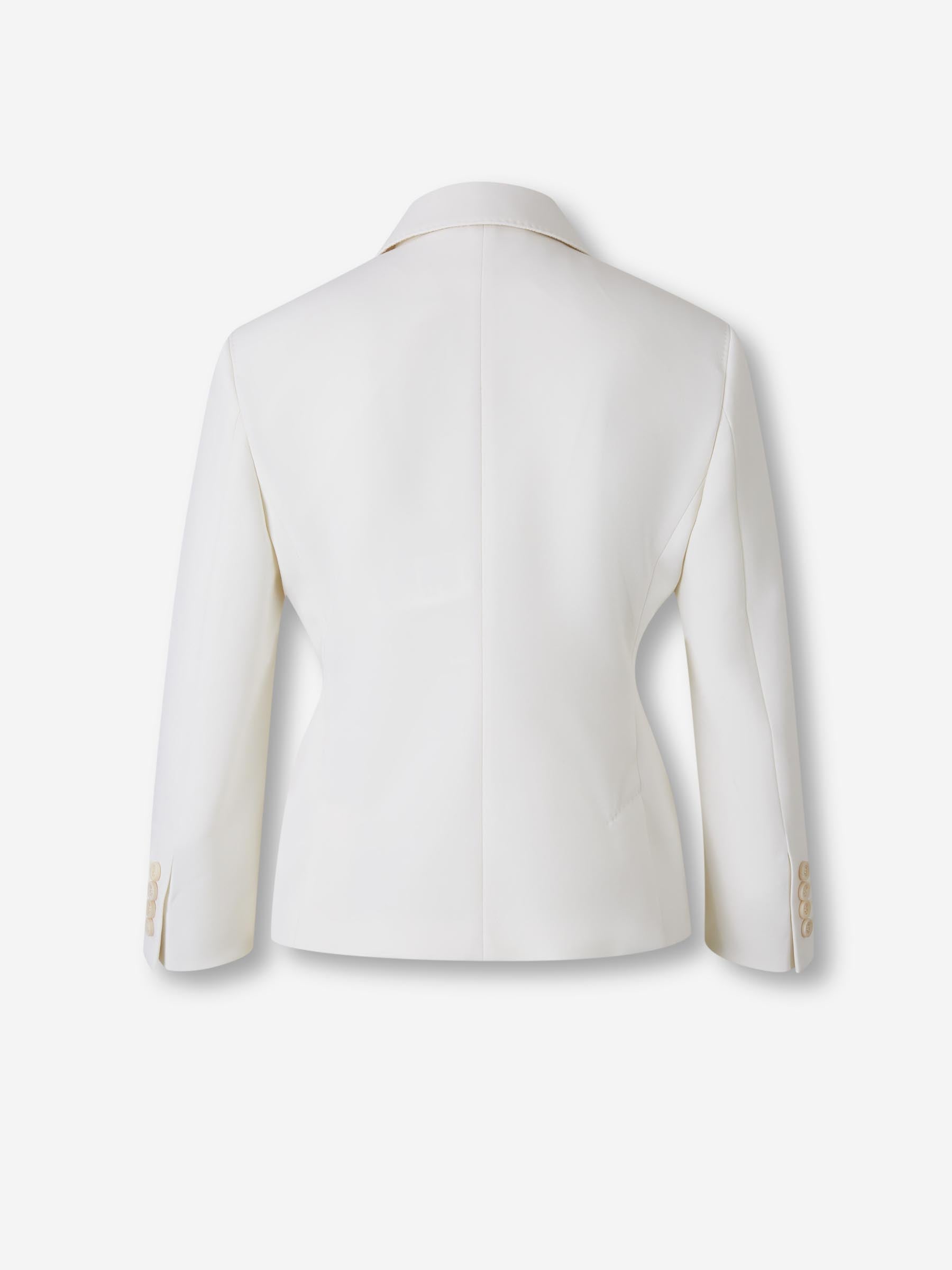 Max Mara Mujer Barcelona Blazer Cropped  Lana color Blanco sku 741-002327 01 - Foto 2