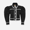 Farm Rio Mujer Barcelona Chaqueta Denim cCrochet color Negro sku 741-002329 01 - Foto 1
