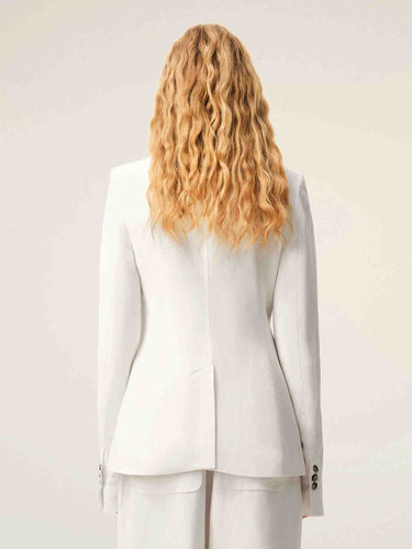 Ami Paris Mujer Barcelona Blazer Bar Cruzada color Blanco sku 741-002331 01 - Foto 3