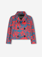 Dries Van Noten Mujer Barcelona Chaqueta Cropped Estampada color Multicolor sku 741-002332 01 - Foto 1