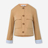 Veronica Beard Mujer Barcelona Chaqueta Cropped Gala color Camel sku 741-002334 01 - Foto 1